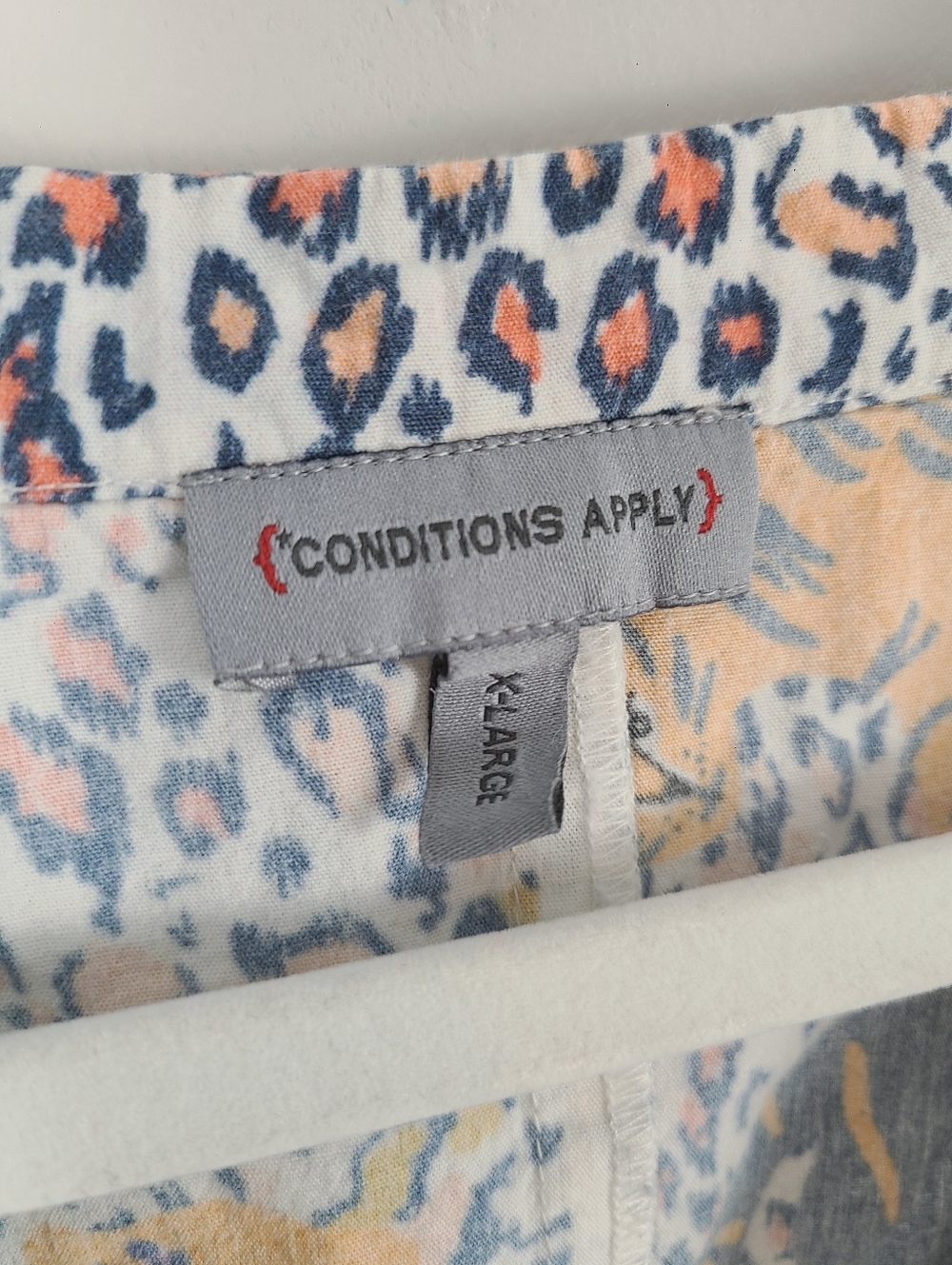 Anthropologie x Conditions Apply Multicolor Animal Tiger Tiered Tunic Dress XL - Picture 3 of 16